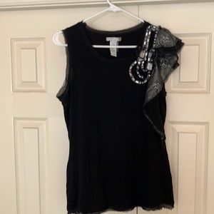 Unique find! Embellished tank top.